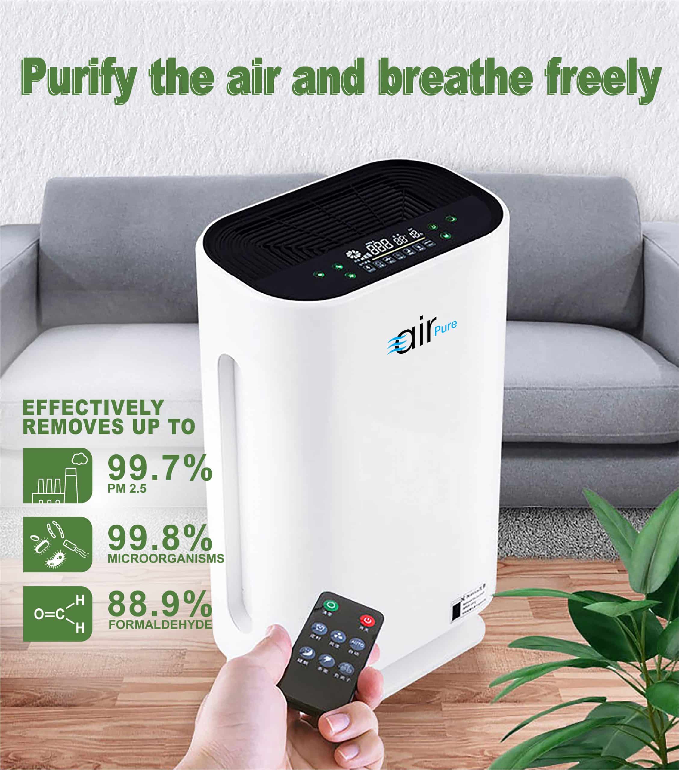 Air purifier anion and shop hepa system